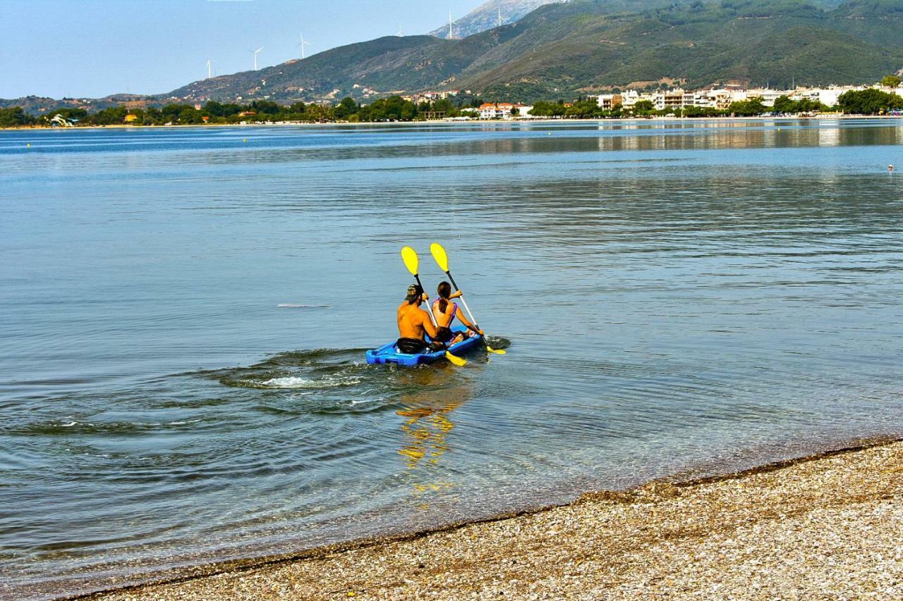Lepanto Beach Hotel Nafpaktos Exterior foto